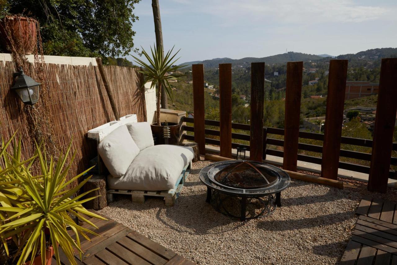 Amazing Vila Close To Sitges, Jacuzzi, Swimming Pool & Exellent Views Olivella Eksteriør bilde