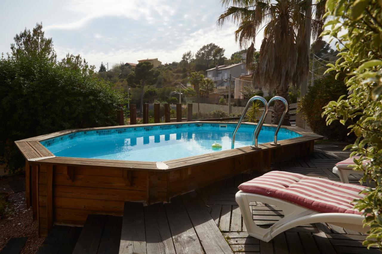 Amazing Vila Close To Sitges, Jacuzzi, Swimming Pool & Exellent Views Olivella Eksteriør bilde